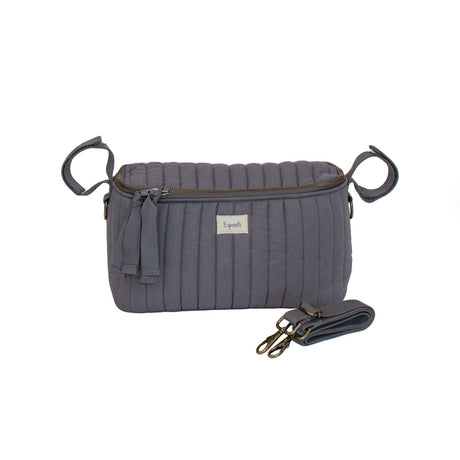 Förvaringsväska för barnvagn, Charcoal Grey - 3 Sprouts