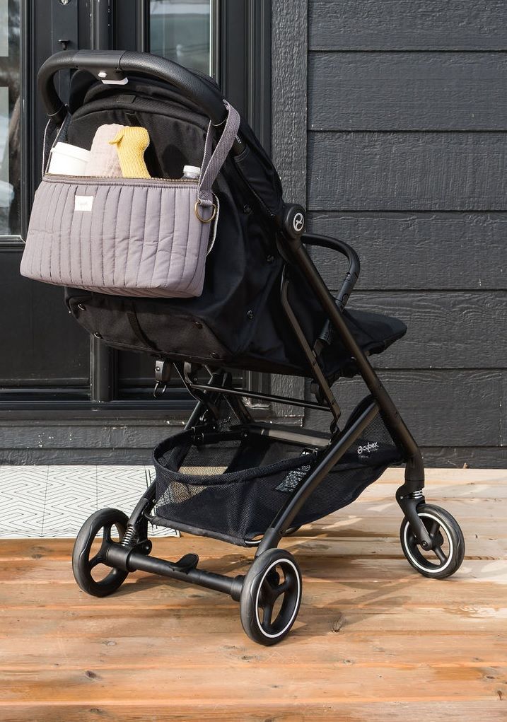 Förvaringsväska för barnvagn, Charcoal Grey - 3 Sprouts
