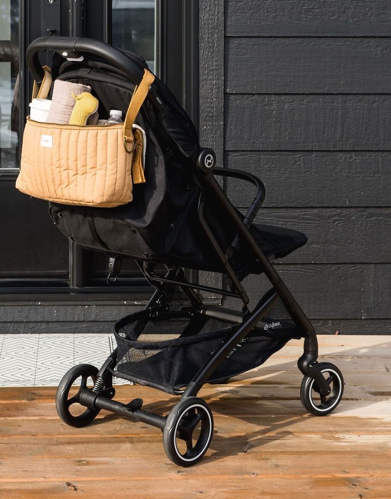 Förvaringsväska för barnvagn, Mustard - 3 Sprouts