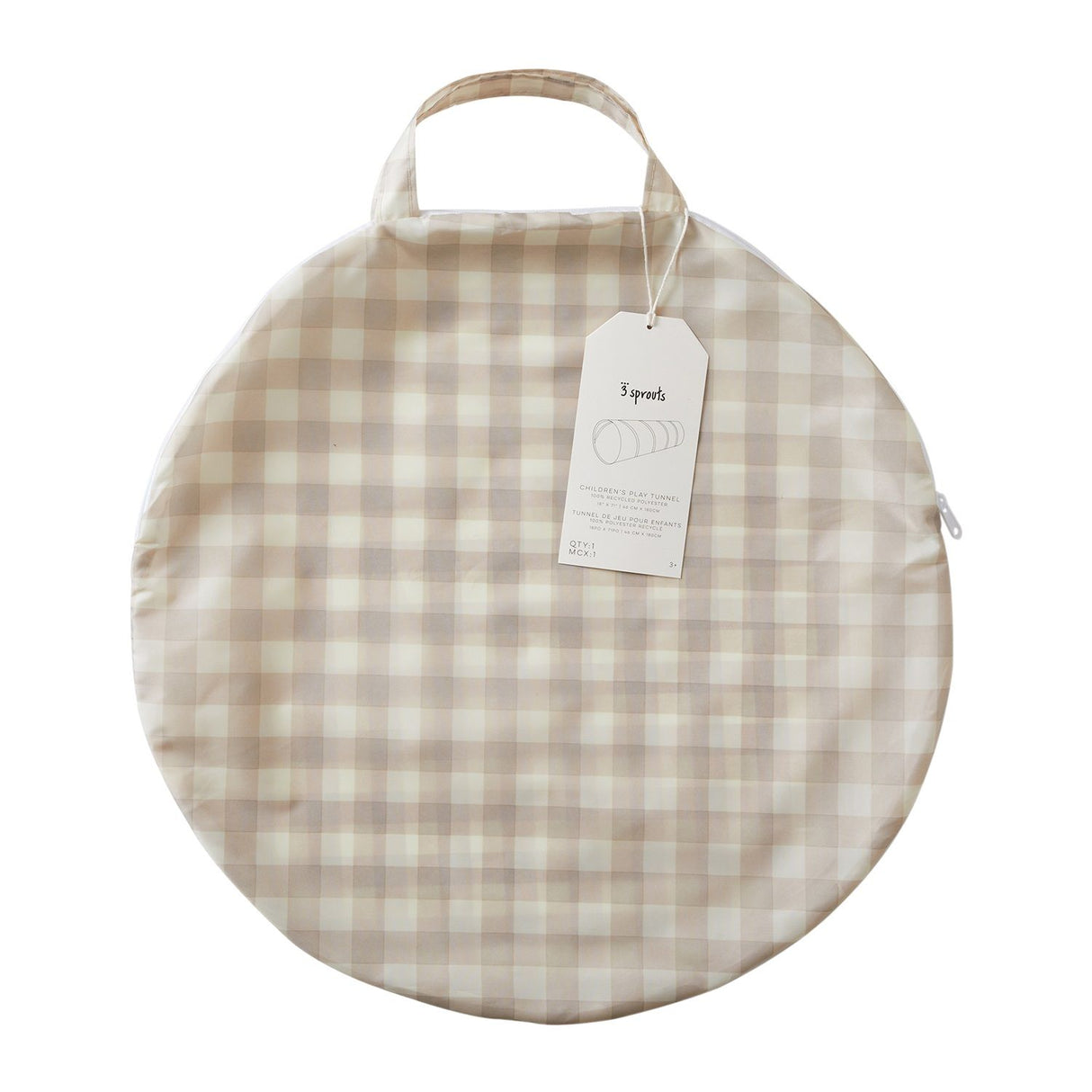 Lektunnel, Gingham/beige
