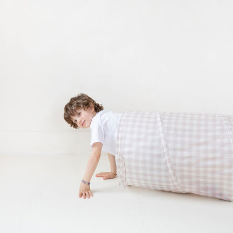 Lektunnel, Gingham/beige
