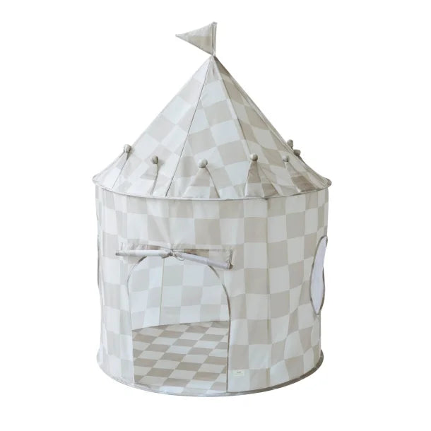 Lektält, Schackrutor Beige