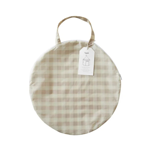 Lektält, Gingham beige