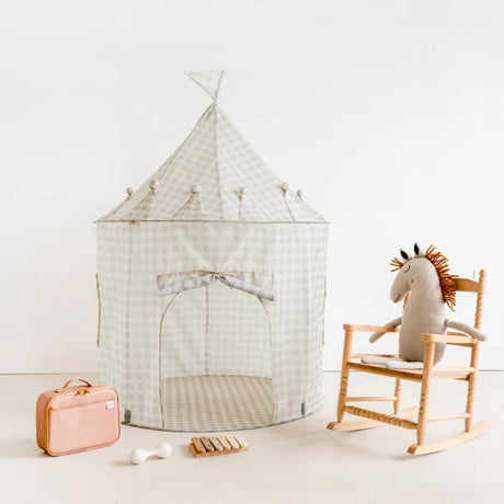 Lektält, Gingham beige