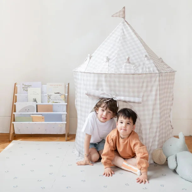 Lektält, Gingham beige