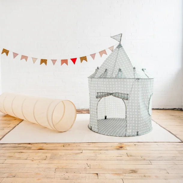 Lektält, Gingham blå