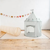 Lektält, Gingham blå