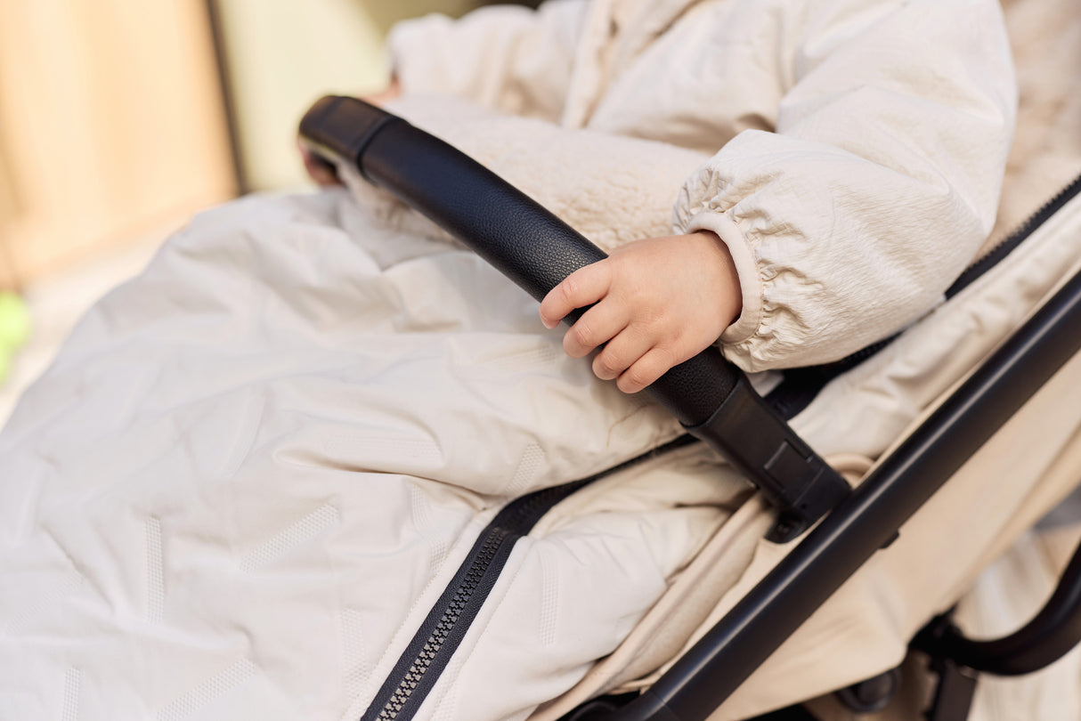 Åkpåse buggy/stroller Embossed Sand