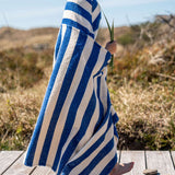 Strandhandduk med huva | Playful stripe (FÖRBESTÄLLNING)