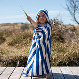 Strandhandduk med huva | Playful stripe (FÖRBESTÄLLNING)