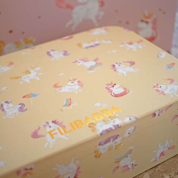 Resväskset för lek och förvaring – 2-pack – Unicorn