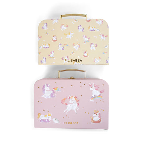 Resväskset för lek och förvaring – 2-pack – Unicorn
