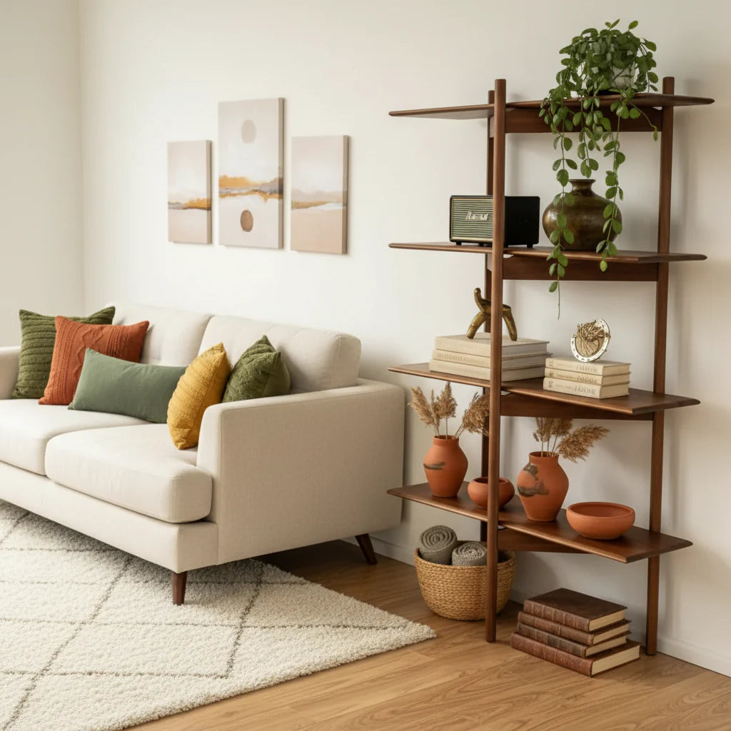 Mid Century Modern Bookcase | Tripod