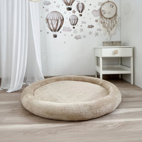 Junior Nest Plysh, Beige