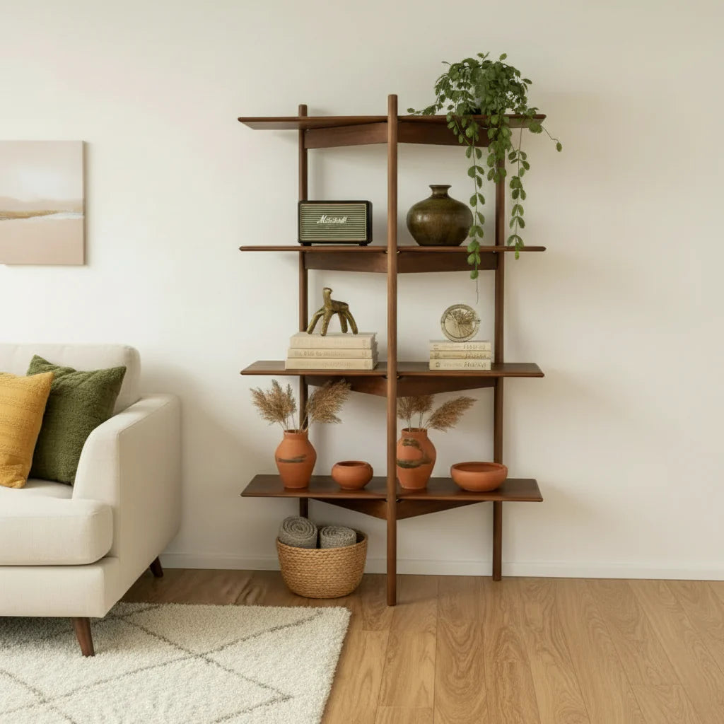 Mid Century Modern Bookcase | Tripod