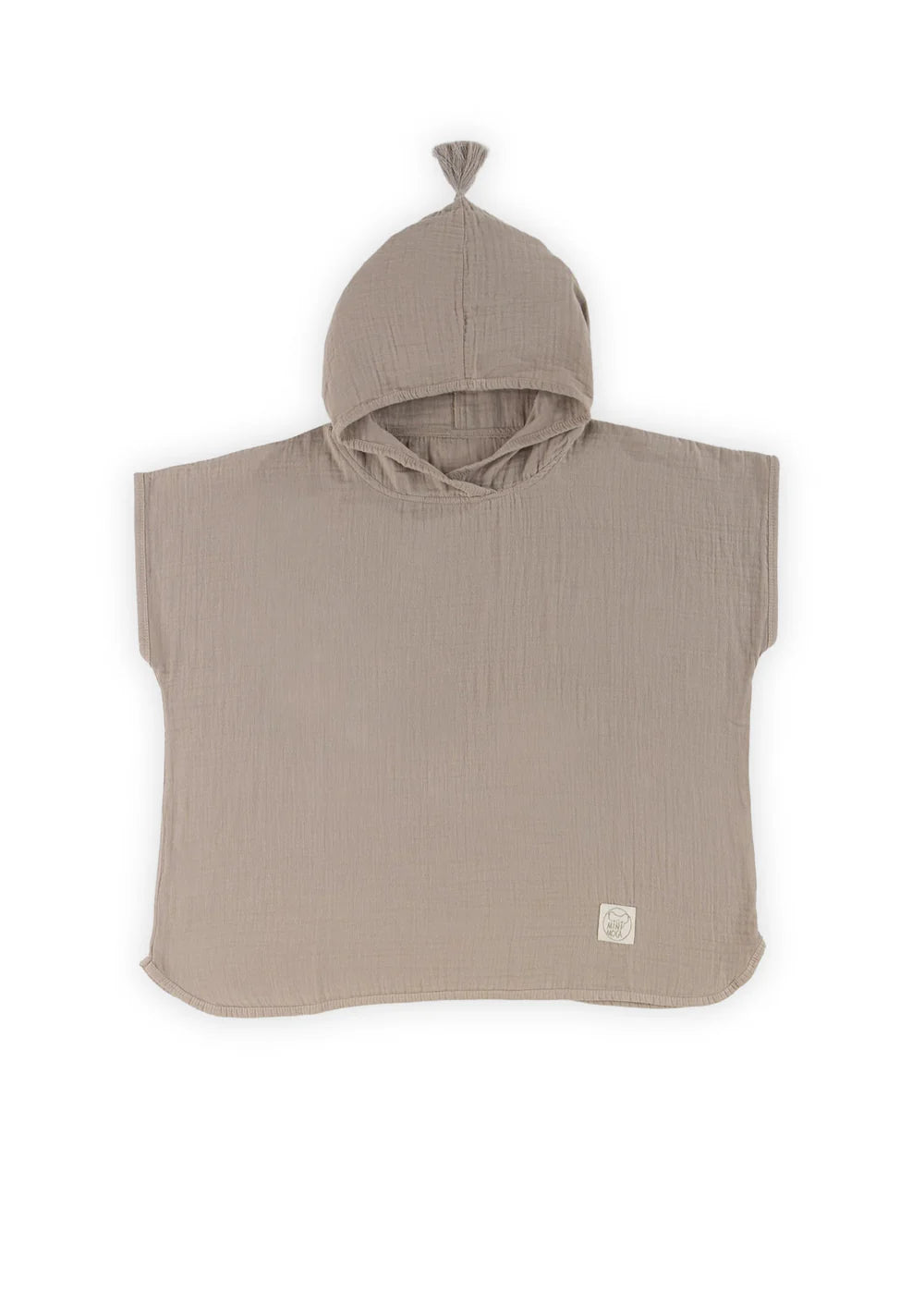 Muslin Poncho Beige