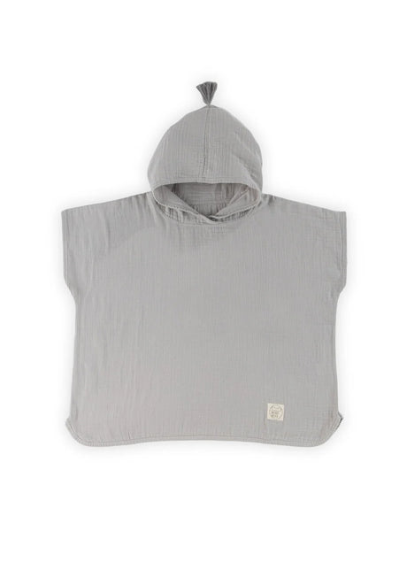 Muslin Poncho Grå