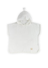 Muslin Poncho Ecru