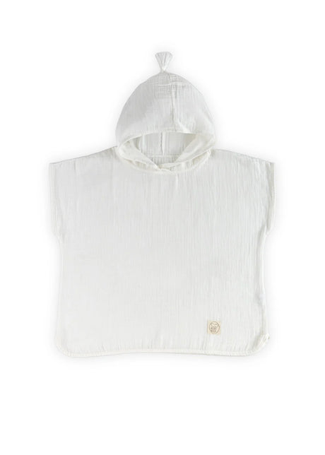 Muslin Poncho Ecru
