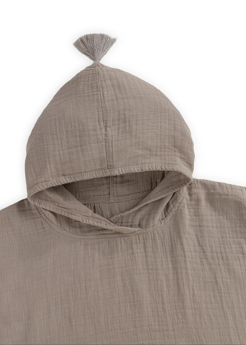 Muslin Poncho Beige
