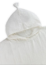 Muslin Poncho Ecru