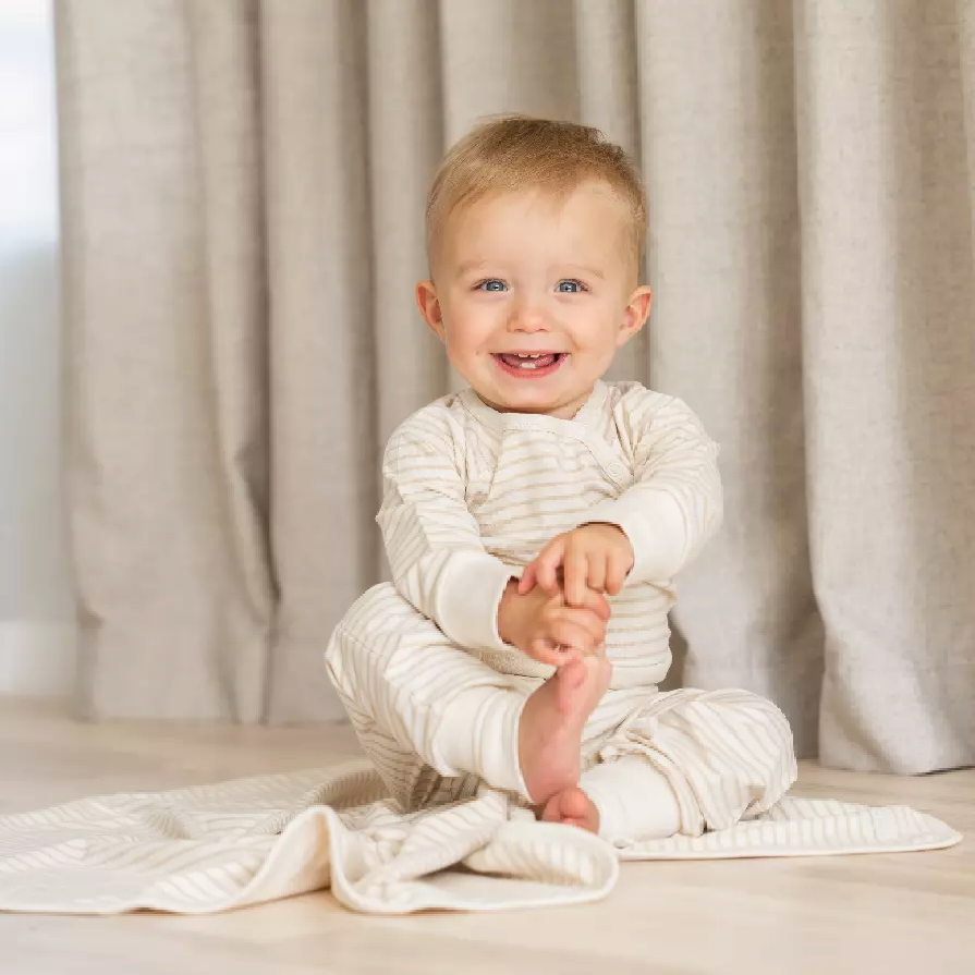Babybyxor Bambu Classic Vit/Beige