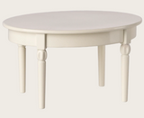 Vintage dining table, Mouse - Off white