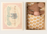 Sleepy wakey baby mouse in matchbox - Rose