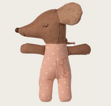 Sleepy wakey baby mouse in matchbox - Rose