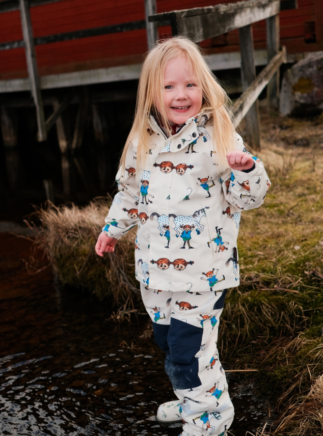 Skaljacka Pippi Långstrump Beige