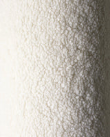 Square Ottoman, Cream White