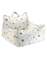 Beanbag Chair, Terrazzo Marble
