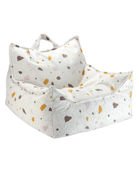 Beanbag Chair, Terrazzo Marble
