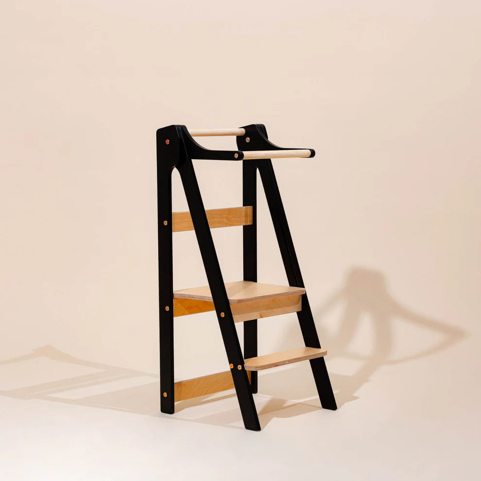 Folding Kitchen Tower, Black
