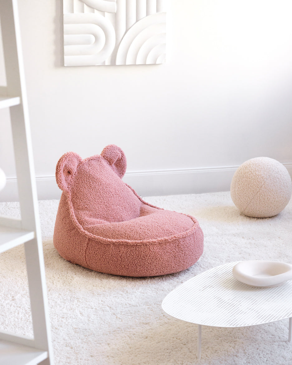 Bear Beanbag, Guava Pink