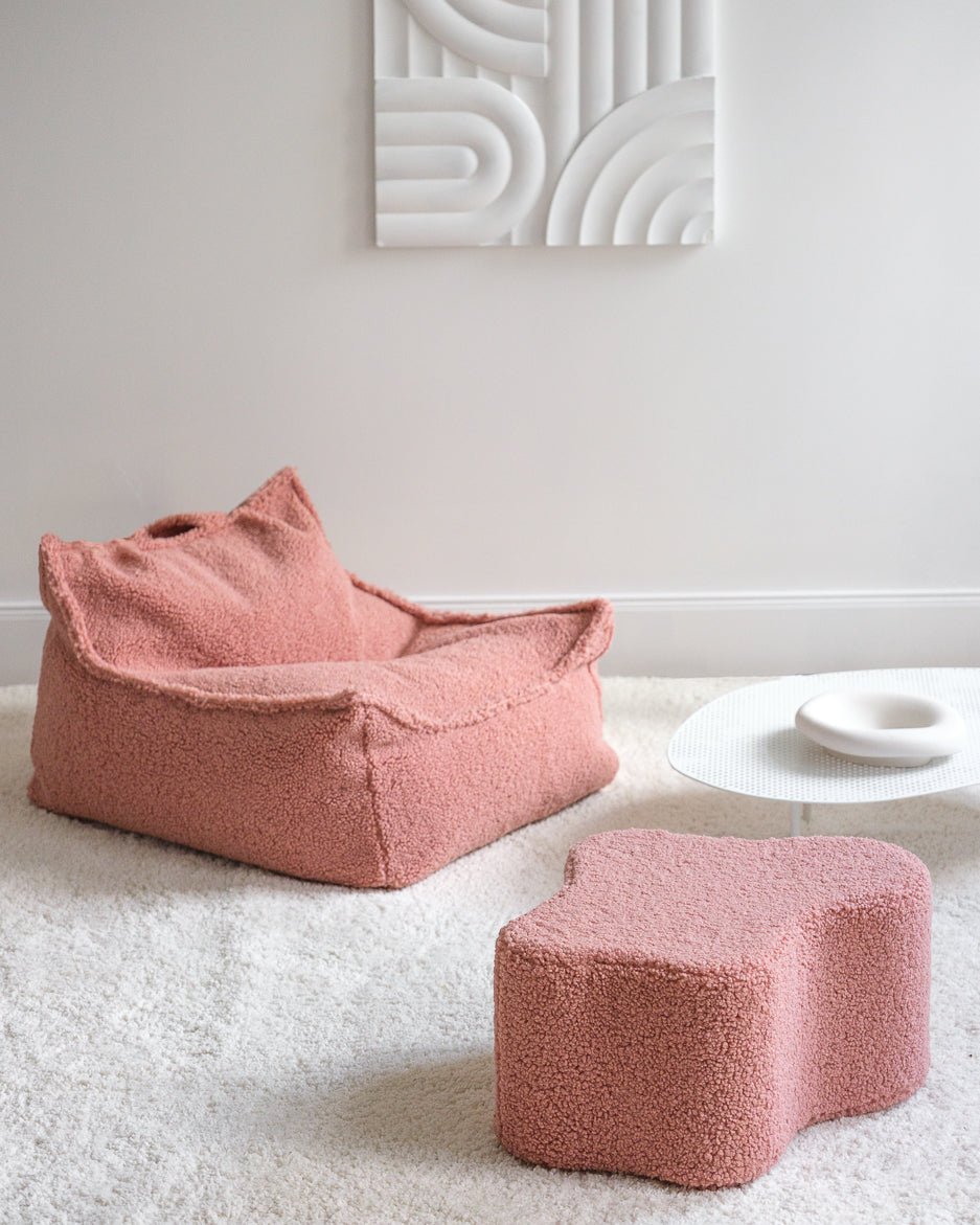 Beanbag Chair, Guava Pink