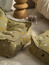 Beanbag Chair, Terrazzo Moss