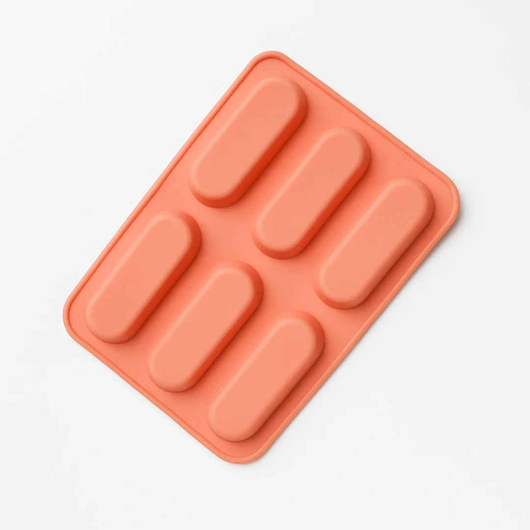 Form i silikon för grötpinnar, Soft Terracotta