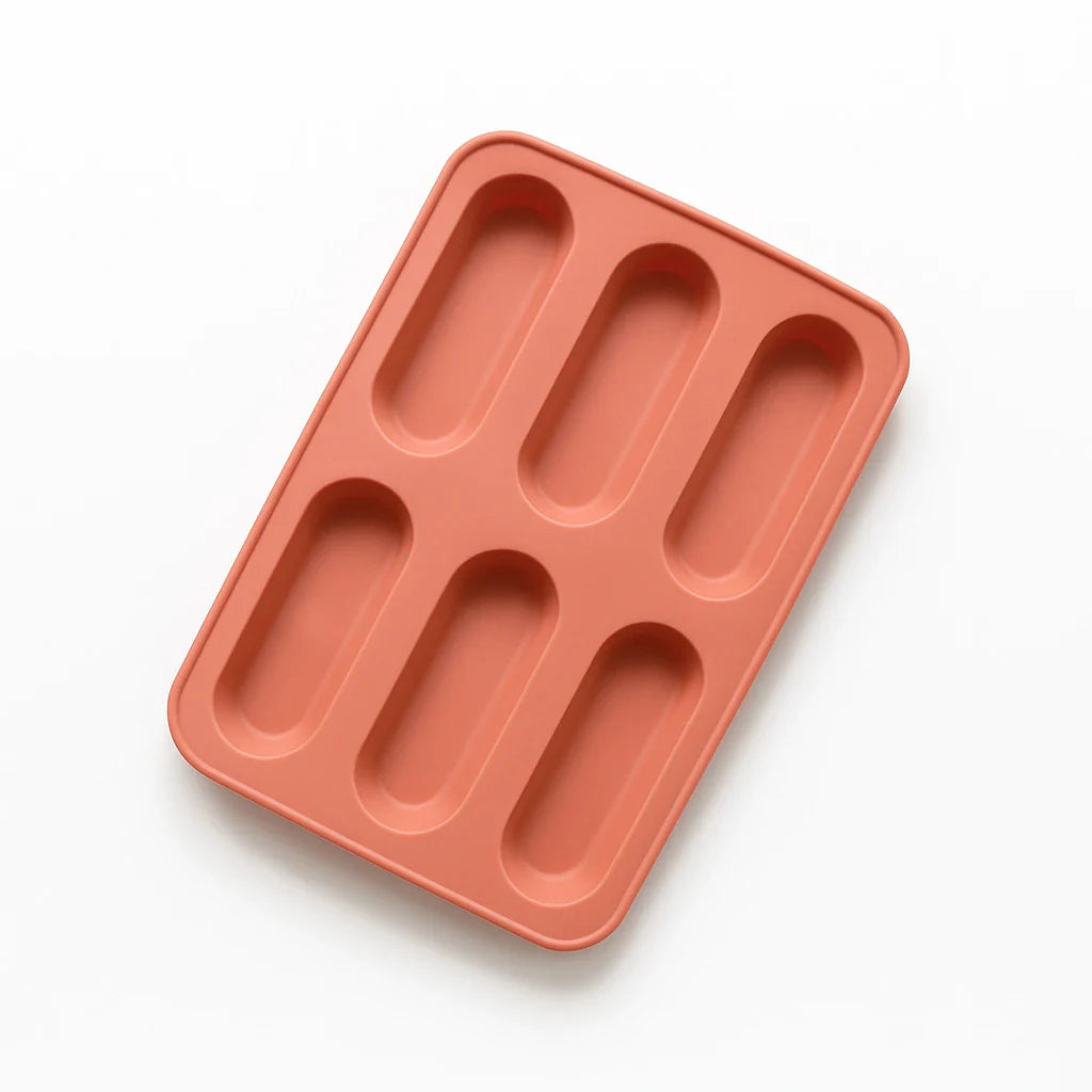 Form i silikon för grötpinnar, Soft Terracotta