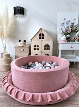 Junior Nest velvet, Rosa