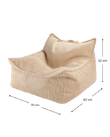 Beanbag Chair, Brown Sugar