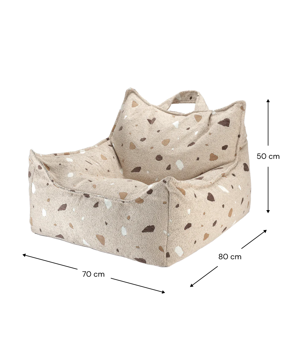 Beanbag Chair, Terrazzo Sand