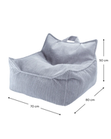 Beanbag Chair, Blueberry