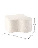 Cloud Pouffe, Cream White