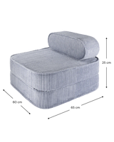Flip Chair, Blueberry Blue