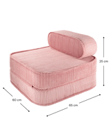 Flip Chair, Pink Mousse