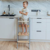 Folding Kitchen Tower, Grey