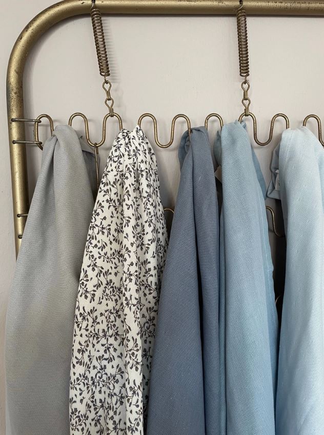 Muslinfilt Swaddle, Ice Blue 100x100