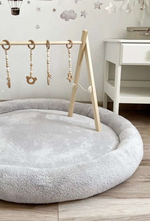 Junior Nest Plysh, Ljusgrå