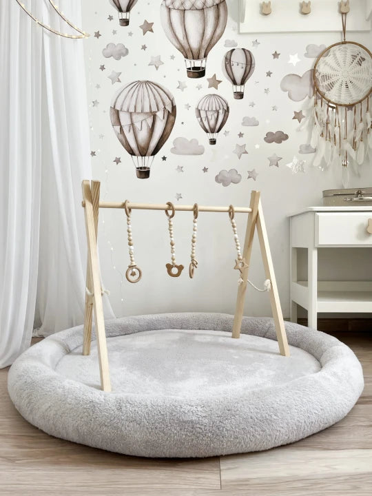 Junior Nest Plysh, Ljusgrå